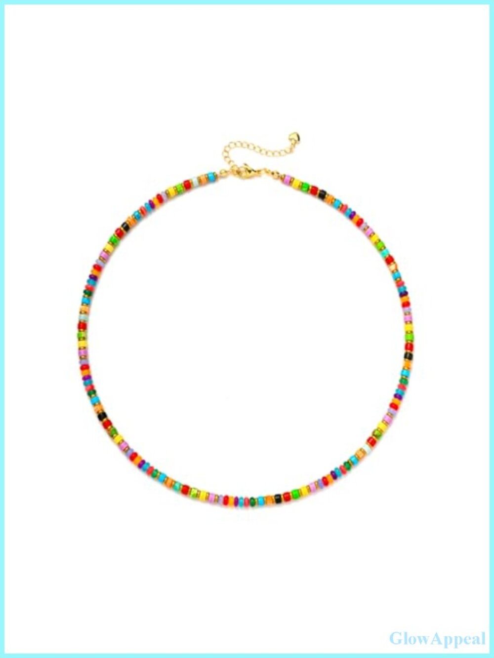 Handmade Natural Stone Bead Choker Necklace Boho Layering Jewelry Gift